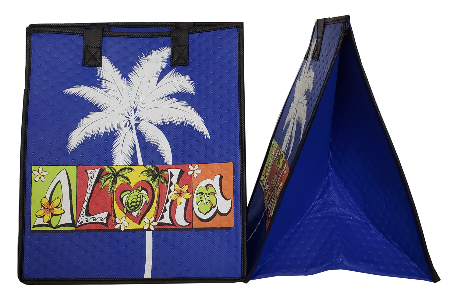 Tropical Paper Garden - Insulated Large Bag - HAPPY ALOHA ROYAL
