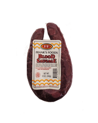 Franks Foods Blood Sausage 12 oz