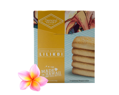 Diamond Bakery Hawaiian Shortbread Cookies - Lilikoi 4.4 oz.