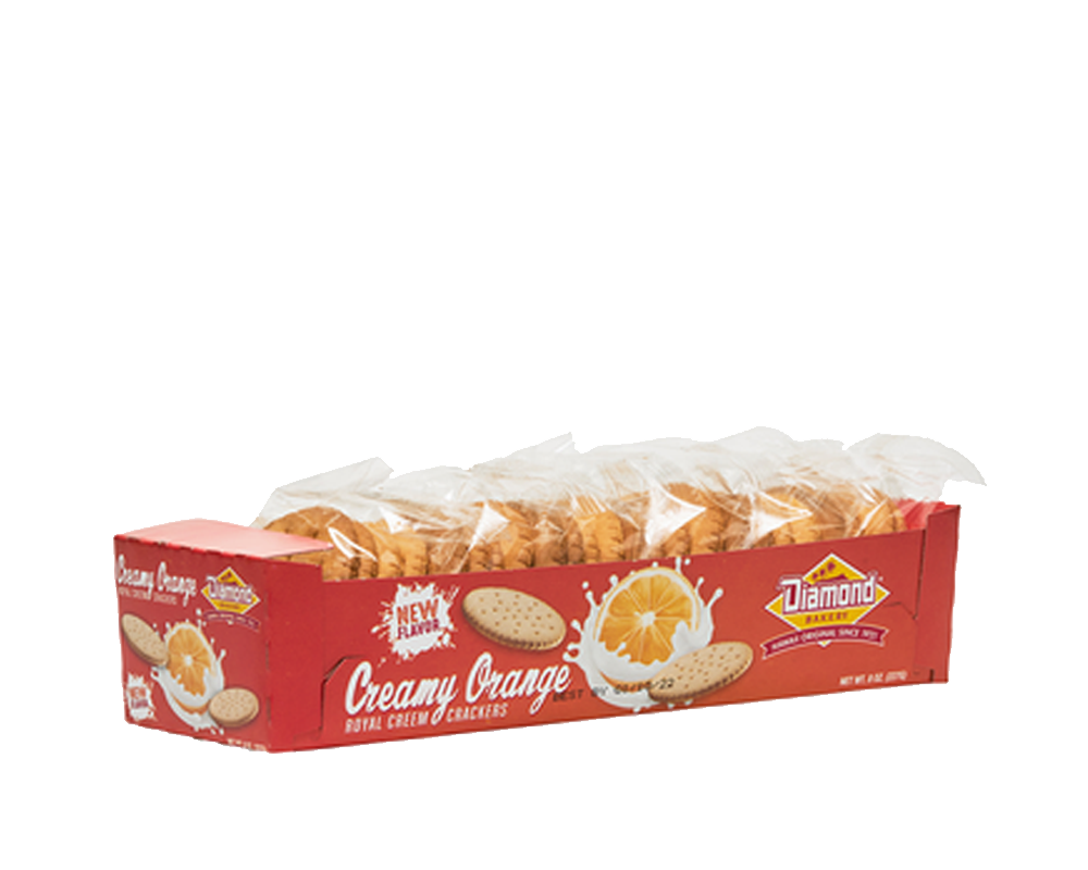 Diamond Bakery Royal Creem Cracker Original Small - Creamy Orange 8 oz