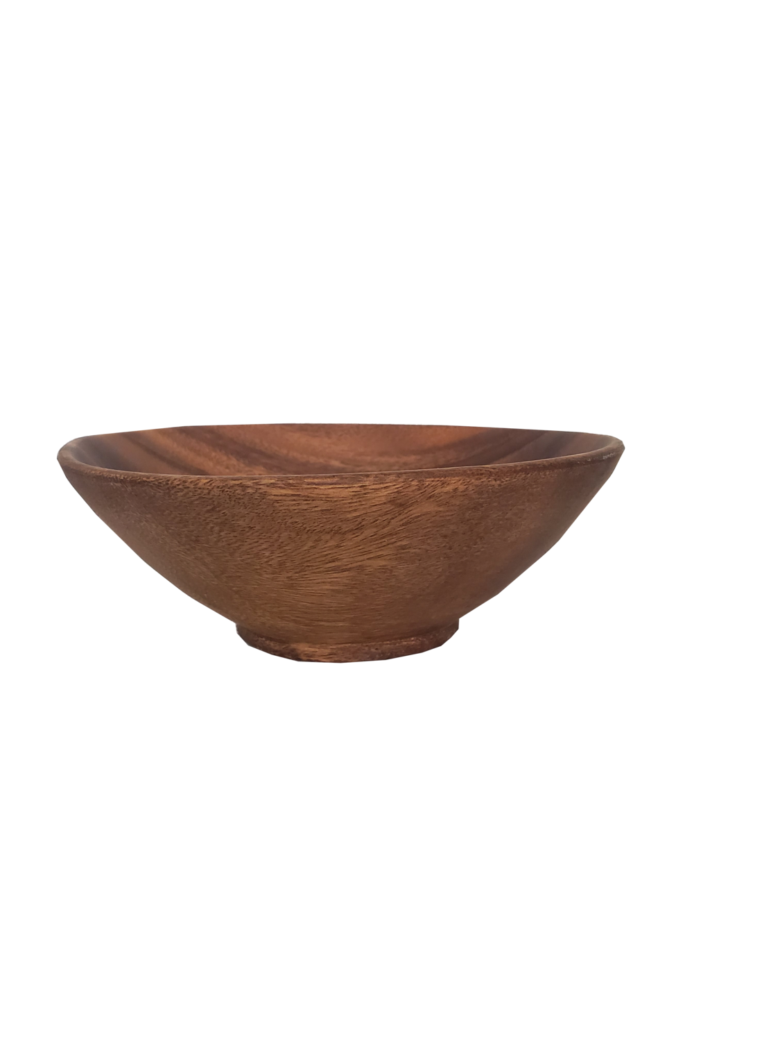 Wooden Round/Wok Bowl 3&quot; x 7&quot;