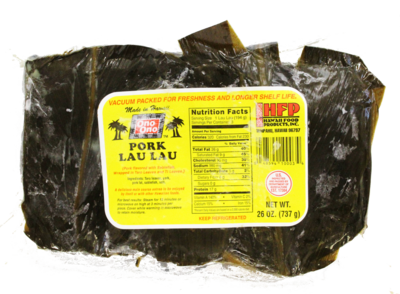 Ono Ono Pork Lau Lau 3/pk 26 oz tray Ono Ono Pork Lau Lau 3/pk 26 oz tray