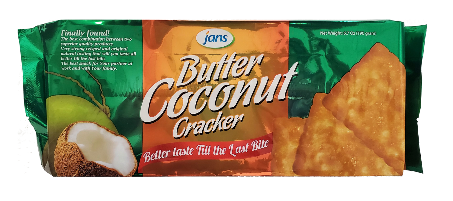 JANS Butter Coconut Cracker 6.7oz