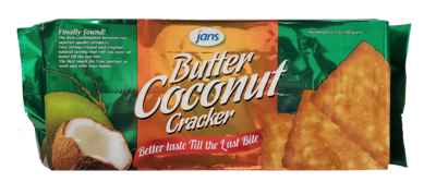 JANS Butter Coconut Cracker 6.7oz