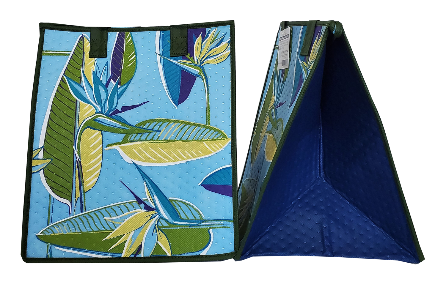 Tropical Paper Garden - Insulated Large Bag - BIRD IS THE WORD SKY