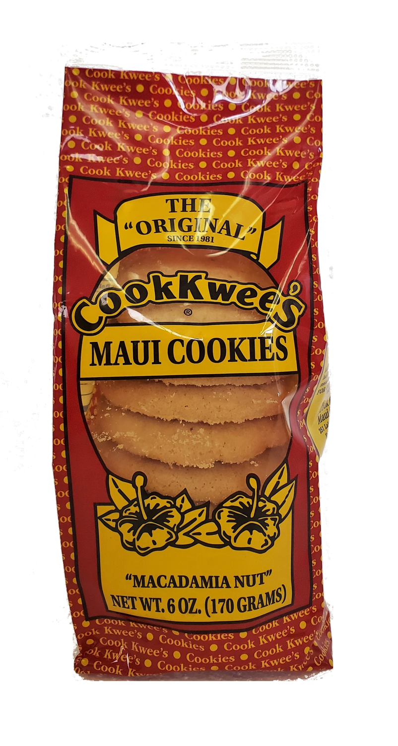 CookKwees Maui Cookies Macadamia Nut 6oz.