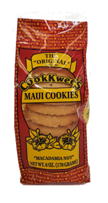 CookKwees Maui Cookies Macadamia Nut 6oz. CookKwees Maui Cookies Macadamia Nut 6oz.
