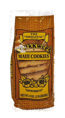 CookKwees Maui Cookies Shortbread 6oz. CookKwees Maui Cookies Shortbread 6oz.