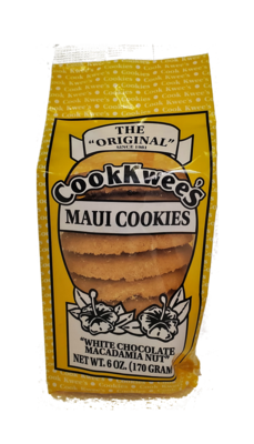 CookKwees Maui Cookies White Chocolate Chip 6oz. CookKwees Maui Cookies White Chocolate Chip 6oz.