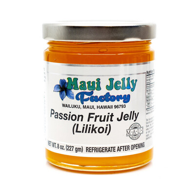 Maui Jelly Factory Passion Fruit (Lilikoi) Jelly 8oz