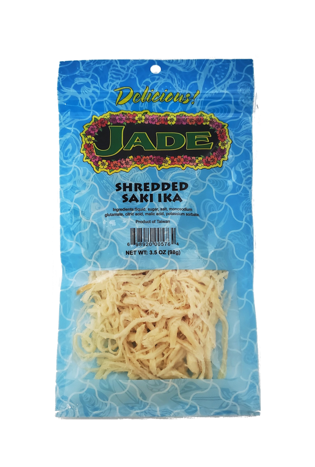 Jade Shredded Saki Ika 3.5 oz (NOT FOR SALE TO CALIFORNIA)