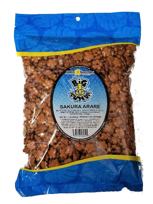 Aloha Gourmet Da Big 1 Pounder Sakura Arare 1lb