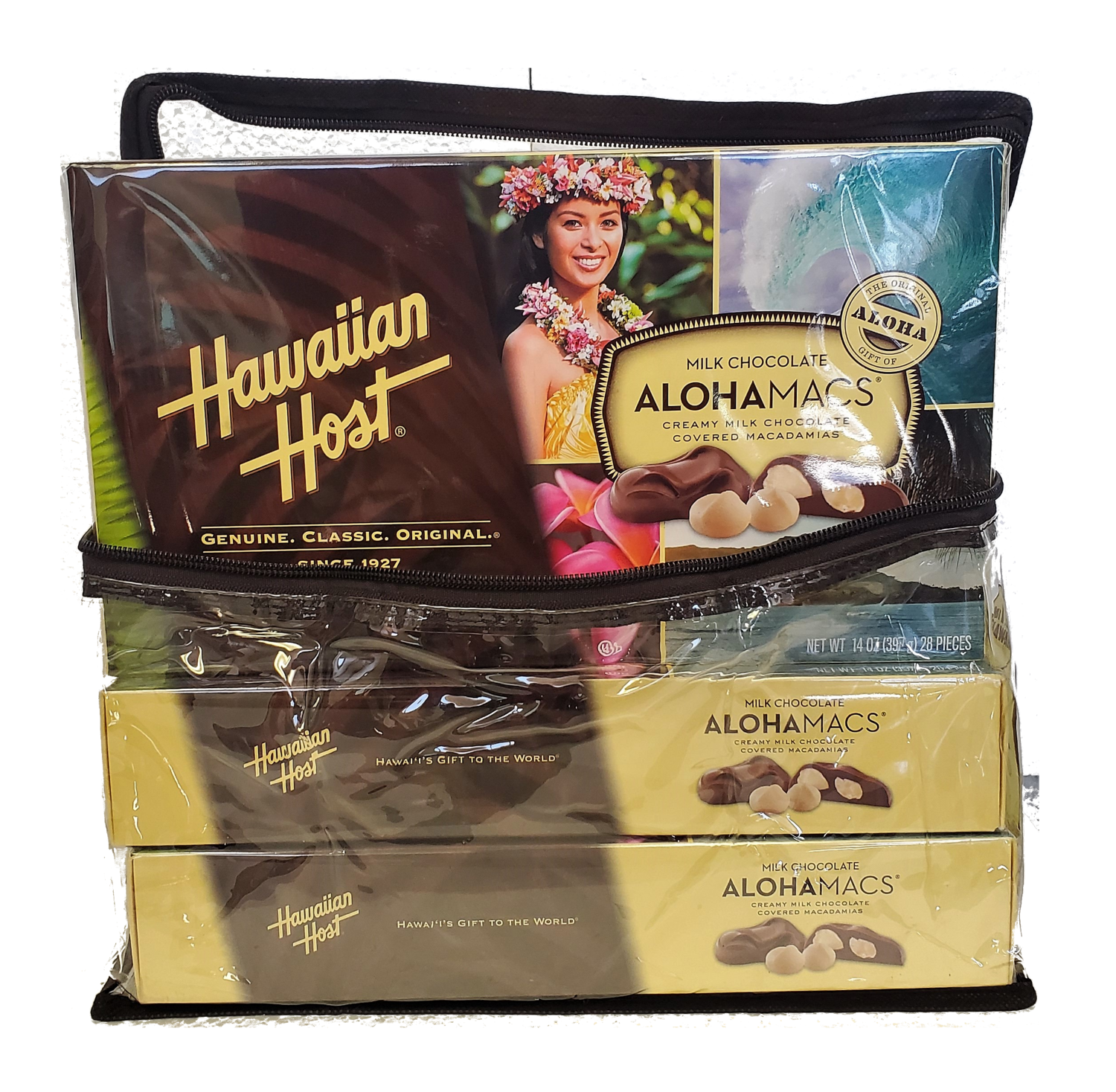 Hawaiian Host "ALOHAMACS"  3 pack / 14 oz Packages