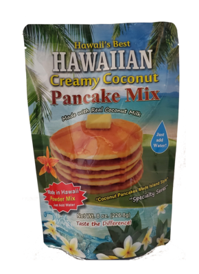 Hawaii&#39;s Best Hawaiian Creamy Coconut Pancake Mix 8oz