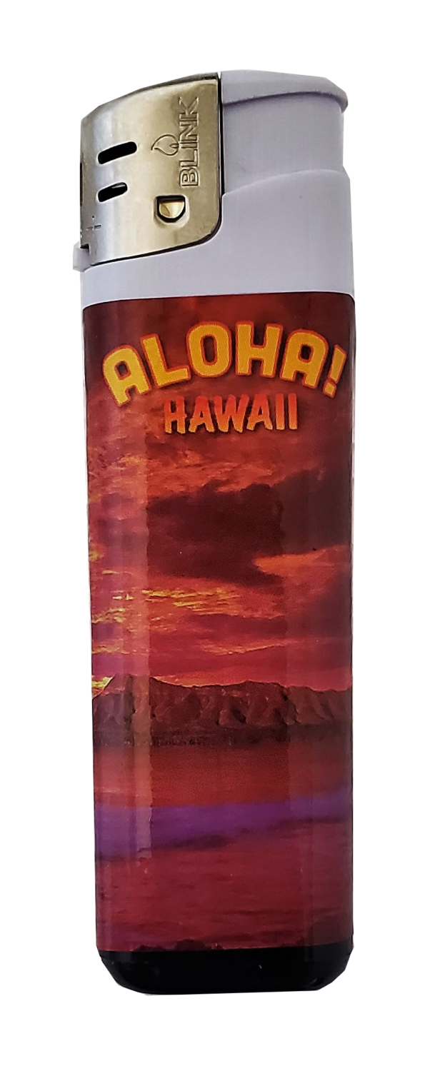 Hand Lighter - Aloha Hawaii Diamond Head