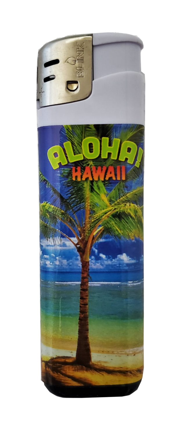 Hand Lighter - Aloha Hawaii Palm Tree