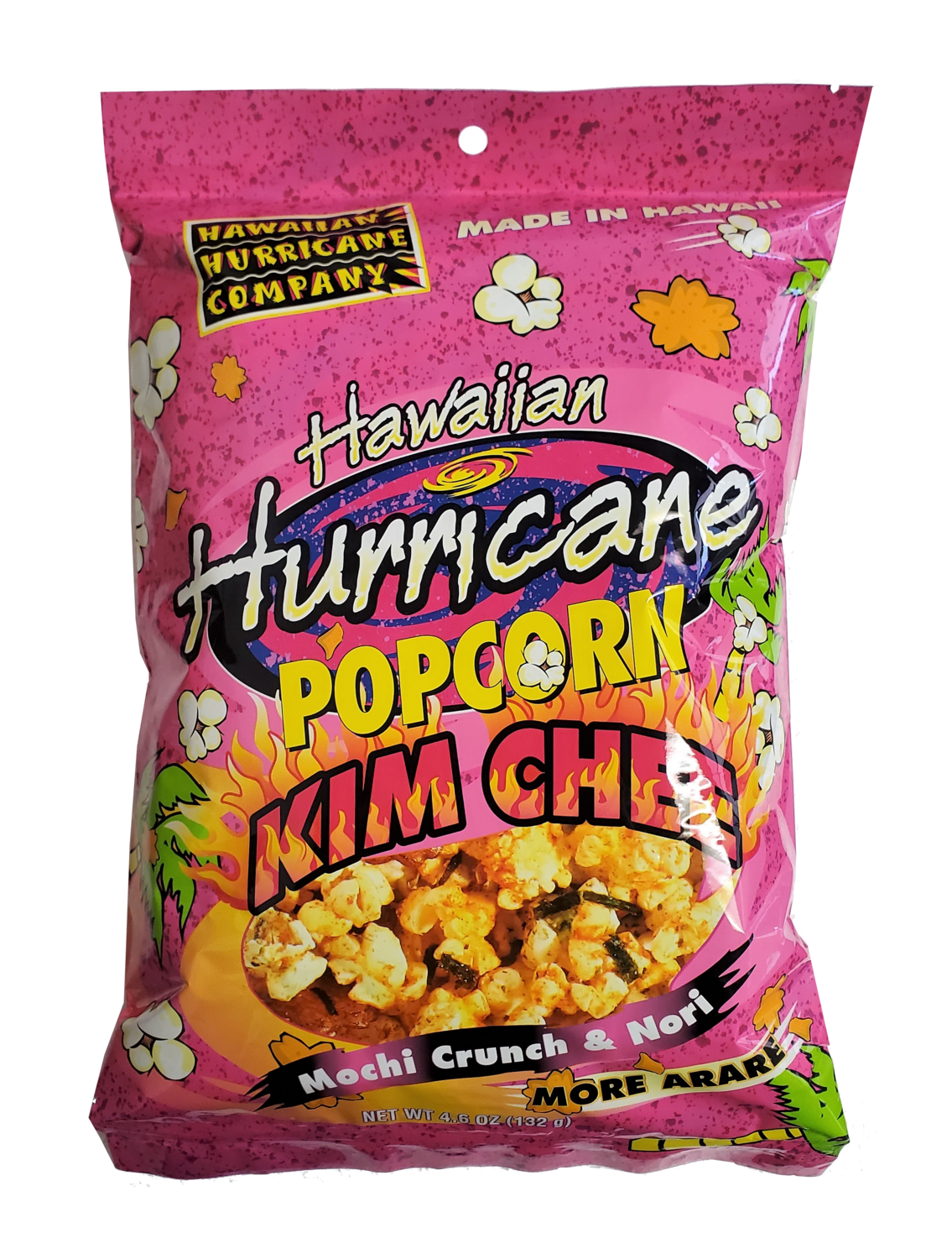 Hawaiian Hurricane Pre-Popped Popcorn Mochi Crunch & Nori 4 oz