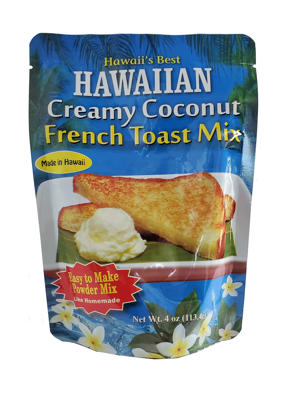 Hawaii&#39;s Best Hawaiian Creamy Coconut French Toast Mix 4oz