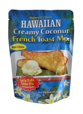 Hawaii&#39;s Best Hawaiian Creamy Coconut French Toast Mix 4oz