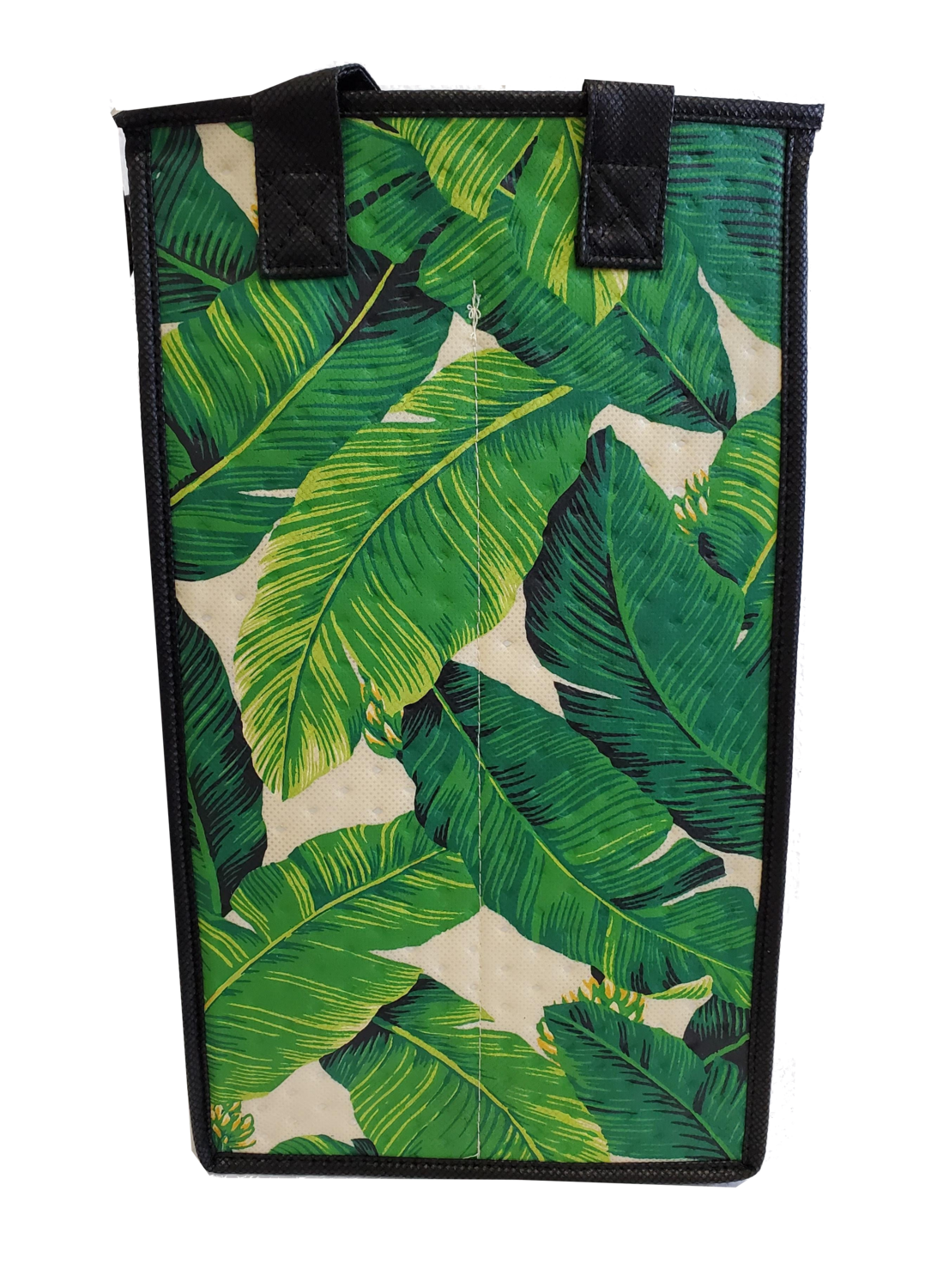 Tropical Paper Garden - Double Wine Bag- KALAKAUA CREAM