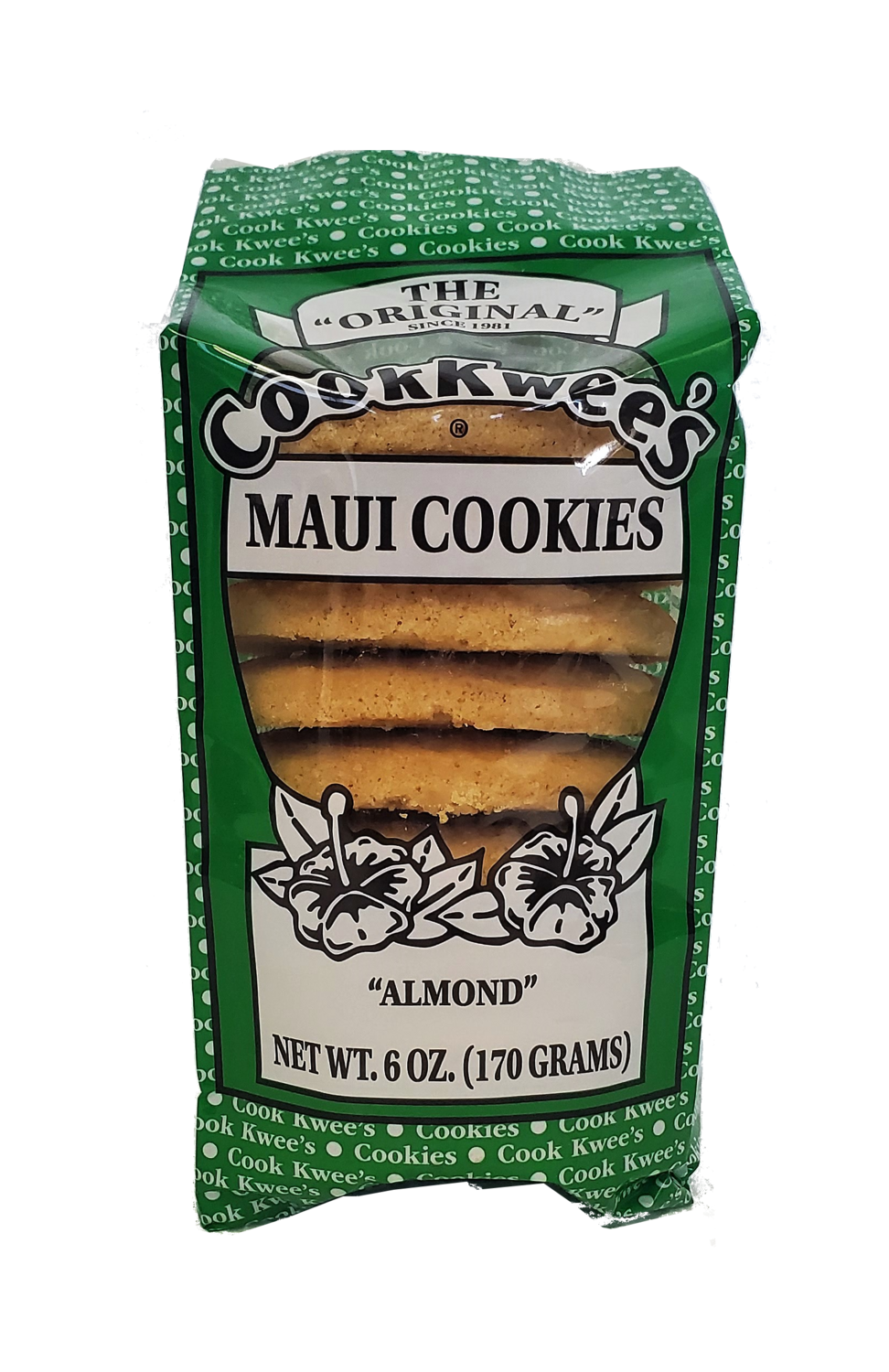 CookKwees Maui Cookies Almond 6oz.