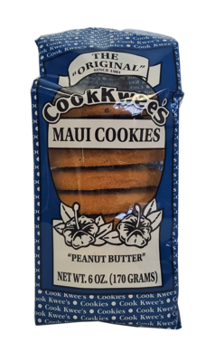 CookKwees Maui Cookies Peanut Butter 6oz. CookKwees Maui Cookies Peanut Butter 6oz.