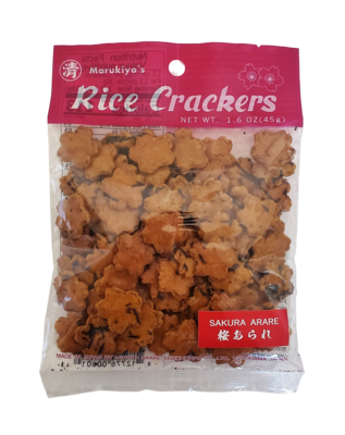 Marukiyo's Rice Crackers Sakura Arare 1.76 oz