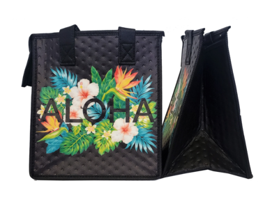 Tropical Paper Garden - Insulated Small Bag - EXPRESSION BLACK