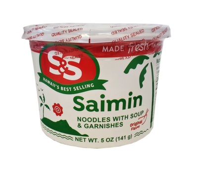 S&S Cup Saimin with Soup Base & Garnishes 5 oz