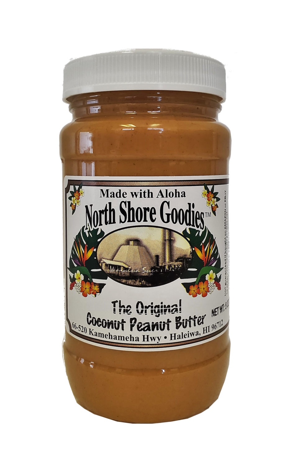 North Shore Goodies The Original Coconut Peanut Butter 8 oz