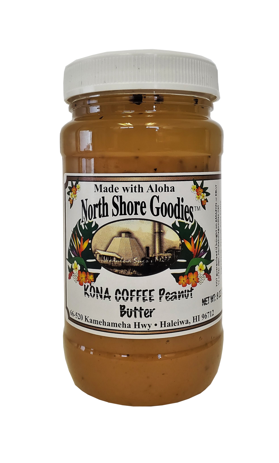 North Shore Goodies Kona Coffee Peanut Butter 8 oz