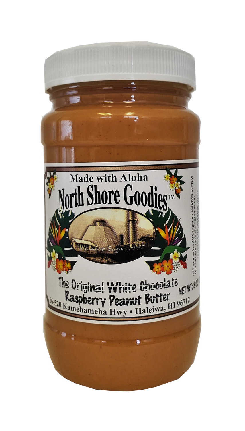 North Shore Goodies The Original White Chocolate Raspberry Peanut Butter 8 oz