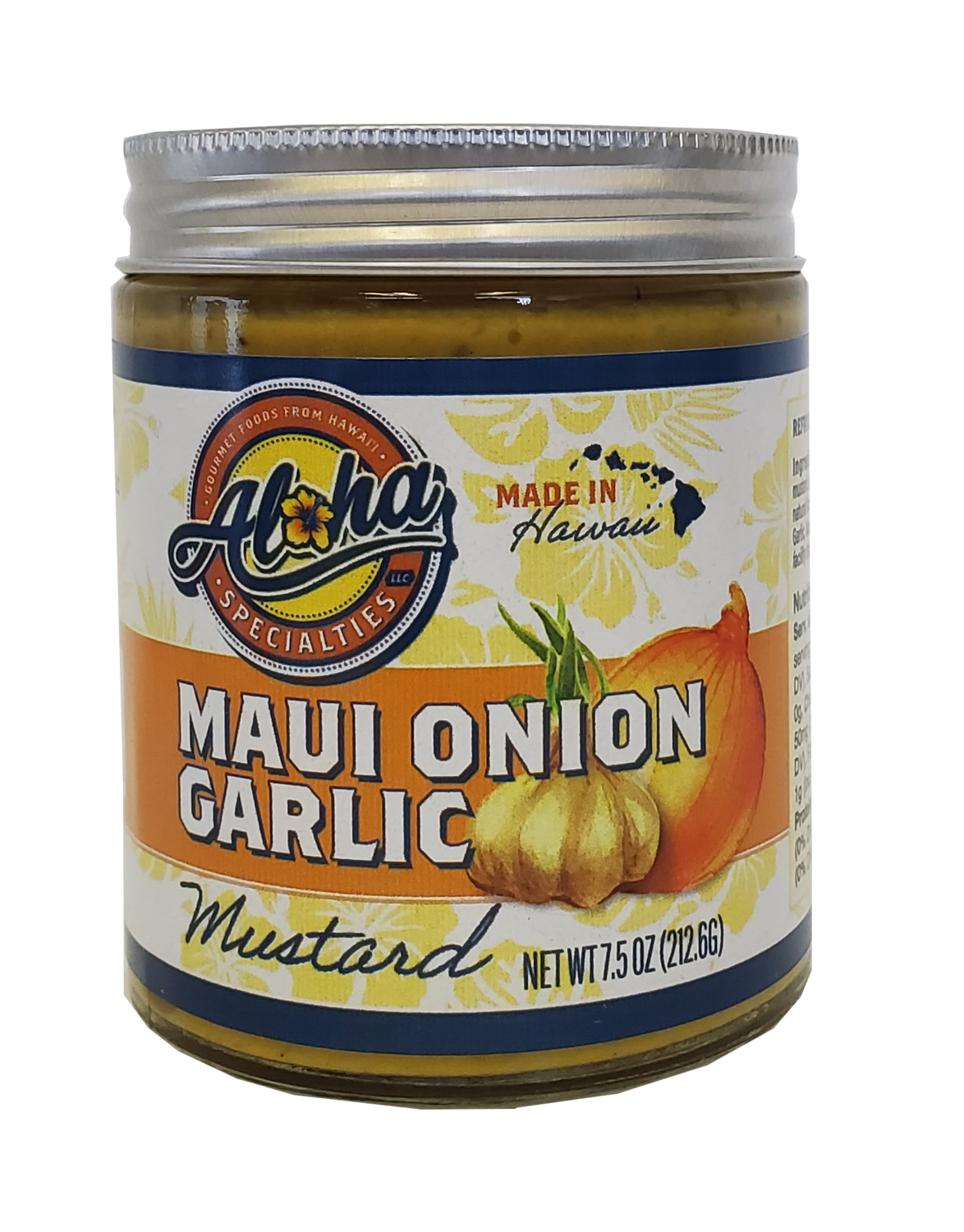 Aloha Specialties Maui Onion Garlic Mustard 7.5oz