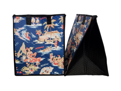 Tropical Paper Garden - Insulated Large Bag - SURFRIDER NAVY
