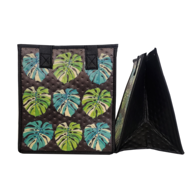Tropical Paper Garden - Insulated Small Bag - ESTATE BLACK