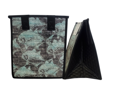 Tropical Paper Garden - Insulated Small Bag - OPAH BLACK