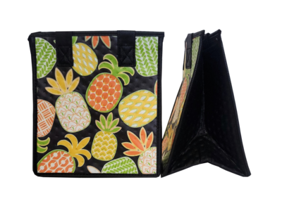 Tropical Paper Garden - Insulated Small Bag - ON A ROLL BLACK