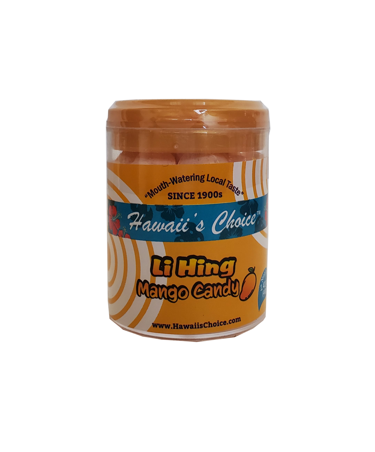 Yick Lung Hawaii's Choice Li Hing Mango Candy 1.41oz. (NOT FOR SALE TO CALIFORNIA)