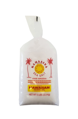 Kamaaina Sea Salt 5 LB (Fine Grains)
