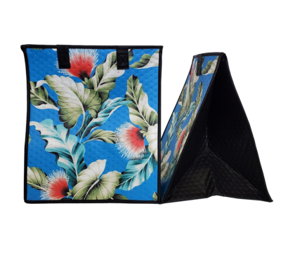 Tropical Paper Garden - Insulated Large Bag - LEHUA BLUE