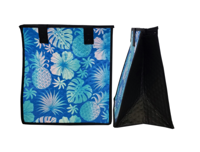 Tropical Paper Garden - Insulated Medium Bag - HAVEN BLUE