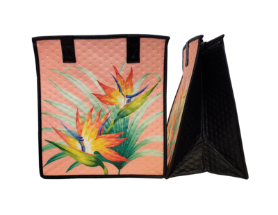 Tropical Paper Garden - Insulated Medium Bag - SUNKISS PEACH