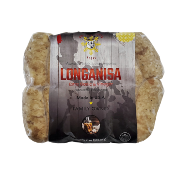 PNJ Ilocandia Authentic Lola's Iloco's Longanisa 21oz.- Extra Garlic & Vinegar
