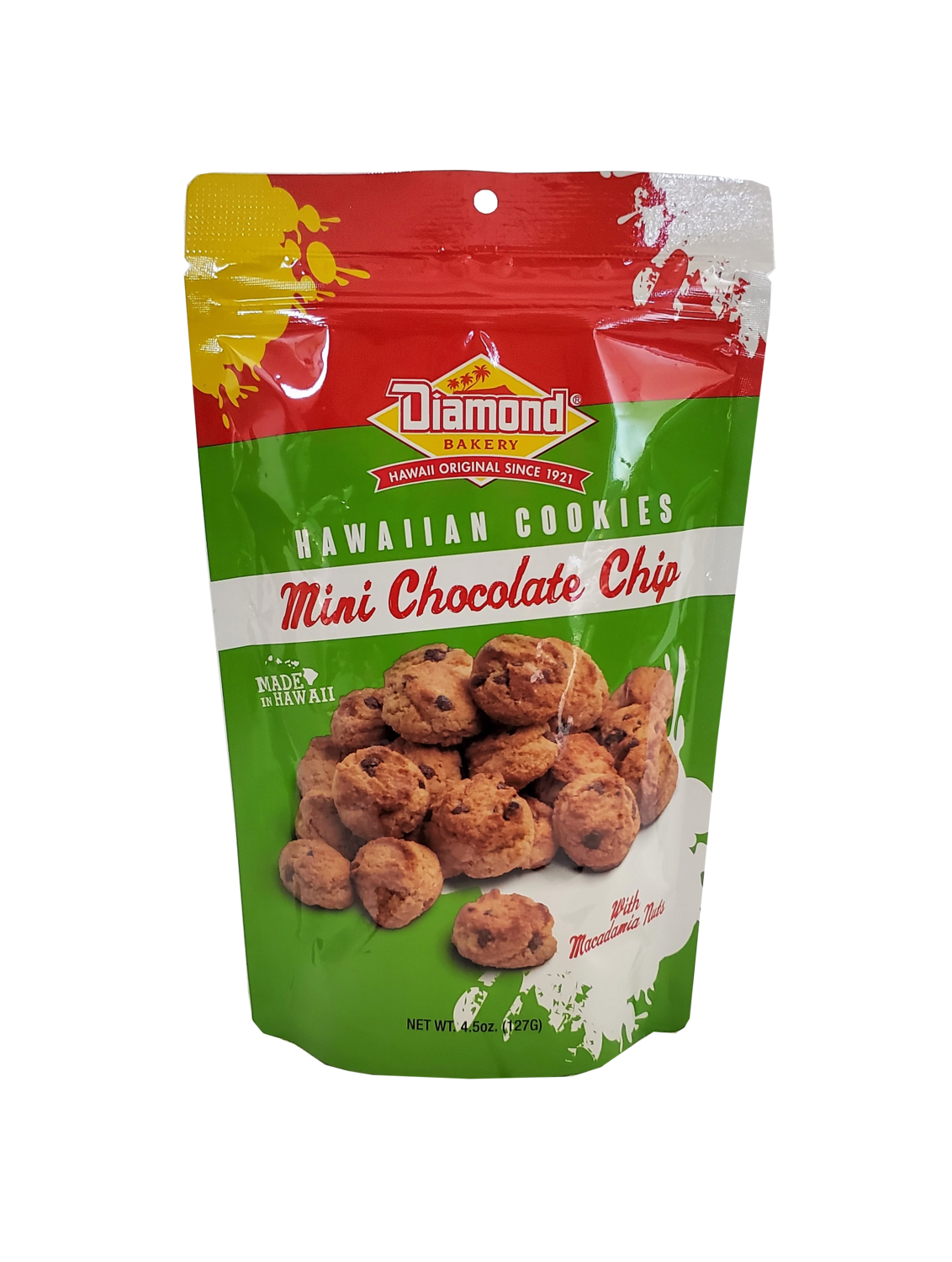 Diamond Bakery Hawaiian Cookies Mini Chocolate Chip 4.5