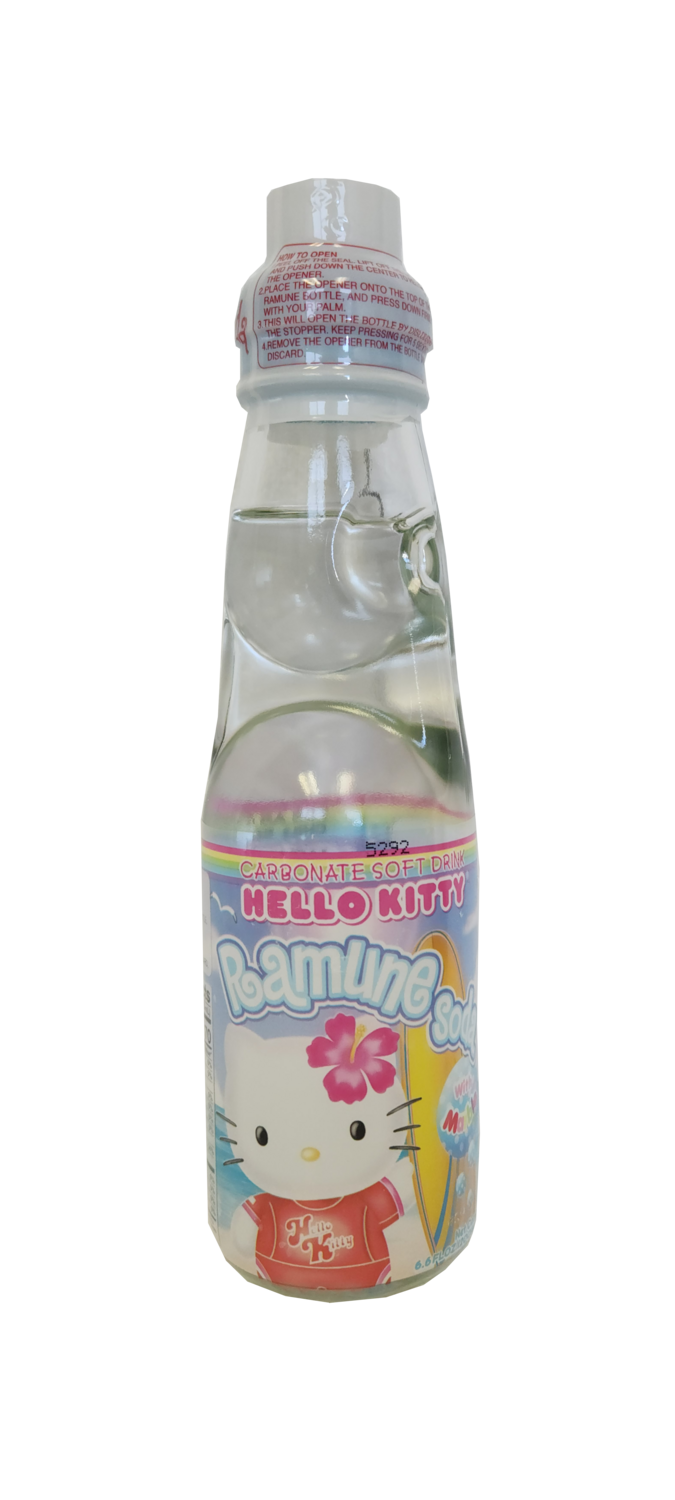 Hello Kitty Ramune Soda Drink - Original 6.6 oz.