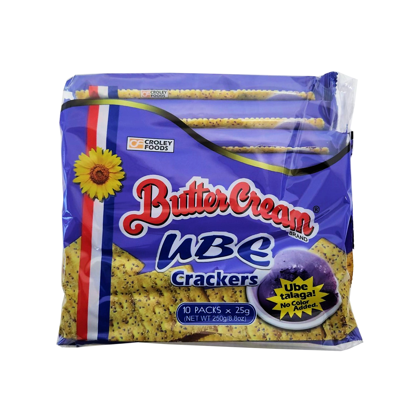 Croley Foods Butter Cream Ube Crackers 10/pk 8.8oz