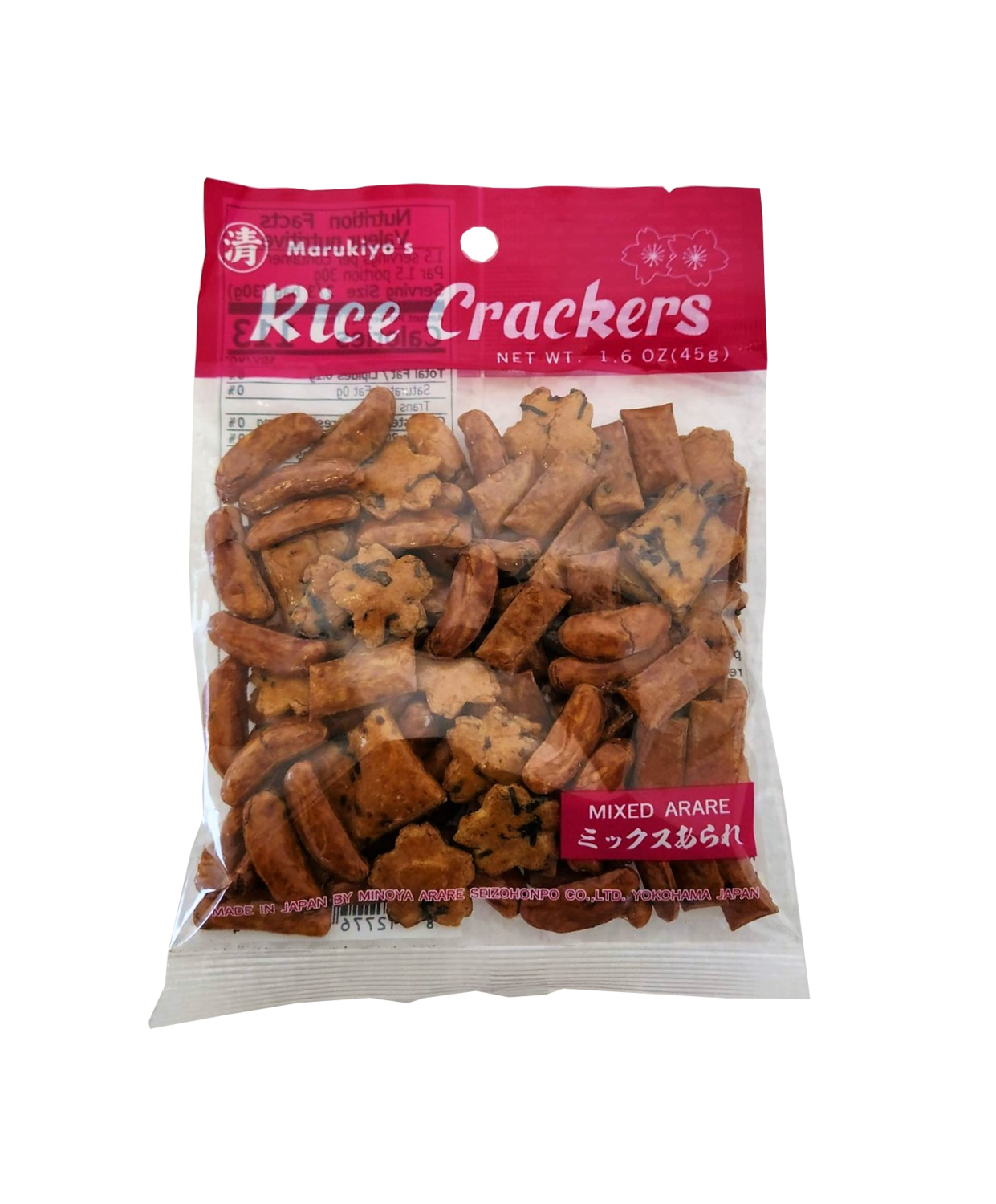 Marukiyo&#39;s Rice Crackers Mixed Arare 1.6 oz