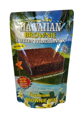 Hawaii&#39;s Best Hawaiian Brownie Butter Mochi  Mix 16oz