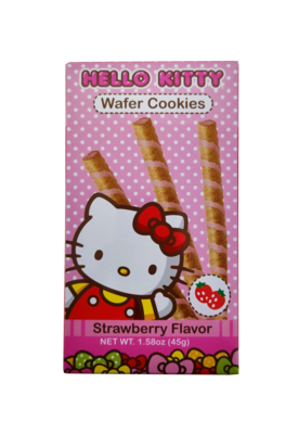Hello Kitty Wafer Cookies Strawberry Flavor 1.76 oz