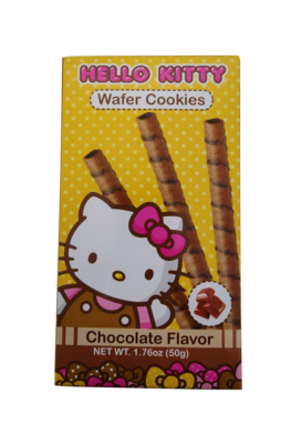 Hello Kitty Wafer Cookies Chocolate Flavor 1.76 oz